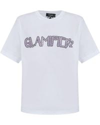 DSquared² - Embellished Crewneck T-Shirt - Lyst