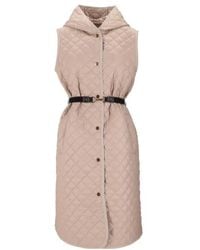 Max Mara - The Cube Mtccamille Quilted Long Gilet - Lyst