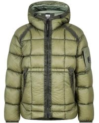 C.P. Company - Dd Shell Medium Down Hip Length Hooded Medium Puffer Jacket - Lyst