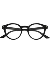 Gucci - Eyewear Round Frame Glasses - Lyst
