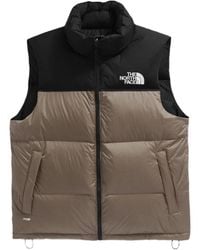 The North Face - 1996 Retro Nuptse Puffer Gilet - Lyst