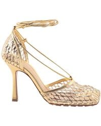 Bottega Veneta - Stretch Lace-Up Sandal - Lyst