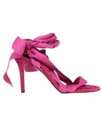 Isabel Marant - Solid-Color Canvas Stiletto Sandals - Lyst