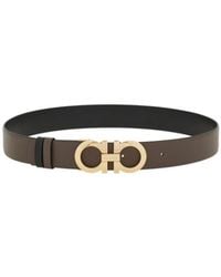 Ferragamo - Reversible And Adjustable Gancini Belt - Lyst