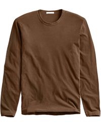 James Perse - Long Sleeve Crewneck T-Shirt - Lyst