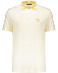 Versace - Medusa-Detailed Short-Sleeved Polo Shirt - Lyst