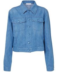Gabriela Hearst - Long-Sleeved Denim Jacket - Lyst