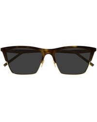 Saint Laurent - Eyewear Cat-Eye Frame Sunglasses - Lyst