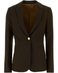 Alberta Ferretti - Long-Sleeve Blazer - Lyst