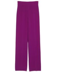 Max Mara - Livorno Wide-Leg Trousers - Lyst
