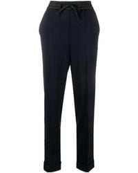 P.A.R.O.S.H. - Mid-Rise Straight-Leg Trousers - Lyst