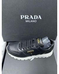 Prada - Prax 2.0 Lace-Up Trainers - Lyst