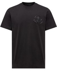 Moncler - Three-Dimensional Logo Cotton T-Shirt - Lyst
