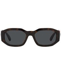 Versace - Eyewear Rectangular Frame Sunglasses - Lyst