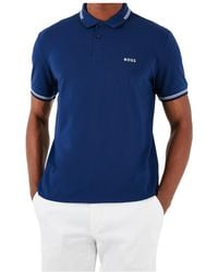 BOSS - Paul Modern Essential Polo Shirt - Lyst