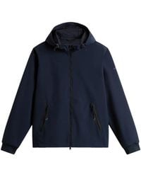 Woolrich - Technical Zipped Hooded Jacket - Lyst