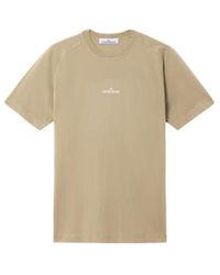 【送料&関税込】Stone  Compass-printed Crewneck T-shir Stone Island Compass-Printed Crewneck T-Shirt in Green for