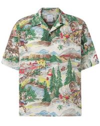 Visvim - Crosby Printed Silk-Blend Bowling Shirt - Lyst
