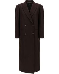 Twinset - Long Double-Breasted Coat - Lyst