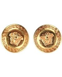 Versace - Medusa Circular Earrings - Lyst