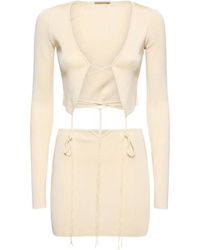 AYA MUSE - Long-Sleeved Mini Dress - Lyst