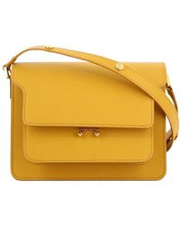 Marni - Trunk Foldover Top Medium Shoulder Bag - Lyst