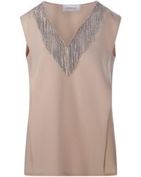 Sportmax - Faglia Embellished Sleeveless Top - Lyst
