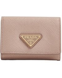 Prada - Saffiano Leather Wallet - Lyst