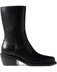 Dries Van Noten - Square Toe Ankle Boots - Lyst