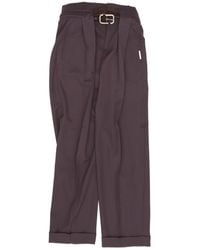The Attico - The Belted Pleated Trousers - Lyst