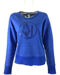Armani Jeans - Round-Neck Long-Sleeved Sweater - Lyst