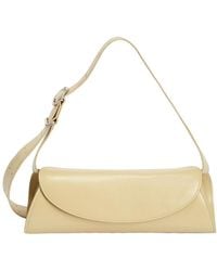 Jil Sander - Cannolo Logo Stamped Small Shoulder Bag - Lyst