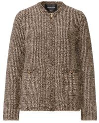 Fabiana Filippi - Sequined Tweed Zip Jacket - Lyst