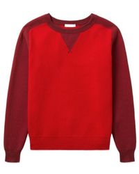 1989 STUDIO - Contrast Crewneck Sweater - Lyst