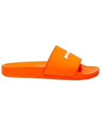 Palm Angels - Logo Embossed Slides - Lyst