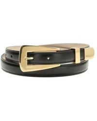 KHAITE - Lucca Logo Printed Buckle Belt - Lyst