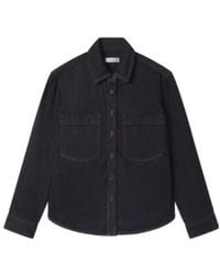 FRAME - Long Sleeved Classic Denim Shirt - Lyst