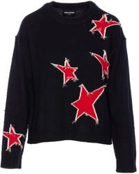 Zadig & Voltaire - Stars Crewneck Jumper - Lyst