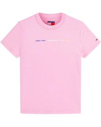 Tommy Hilfiger - Repeat Logo Washed Jersey T-Shirt - Lyst