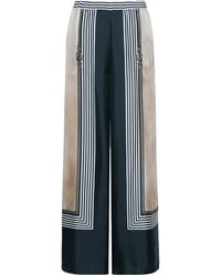 Max Mara - Silk Wide-Leg Trousers - Lyst