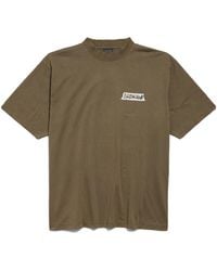 Balenciaga - Masking Tape Medium Fit T-Shirt - Lyst