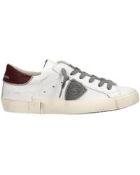 Philippe Model - Prsx Low Leather Sneakers - Lyst