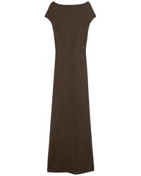 Max Mara - Viscose And Lurex Yarn Dress - Lyst