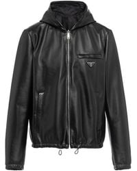 Prada - Reversible Hooded Jacket - Lyst