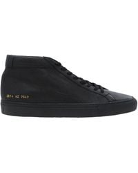Common Projects - Achilles Mid Premium Sneakers - Lyst