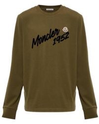 Moncler - Logo Patch Long Sleeved T-Shirt - Lyst