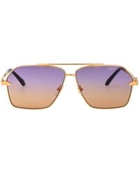 Versace - Geometric-Frame Sunglasses - Lyst