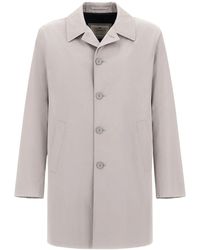 Herno - Single-Breasted Raincoat - Lyst