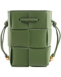 Bottega Veneta - Woven Detail Shoulder Bag - Lyst