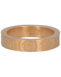 Maison Margiela - Logo Detailed Numerical Ring - Lyst
